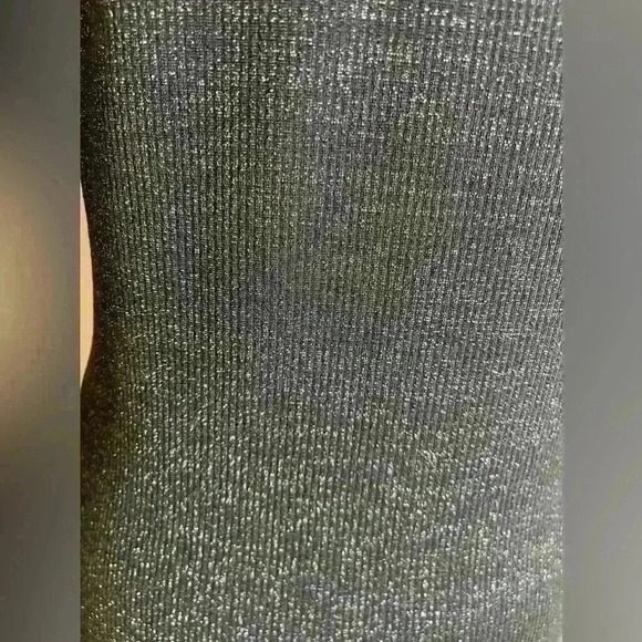 Evereve Mock Neck Sparkly Sweater M - Picture 8 of 9